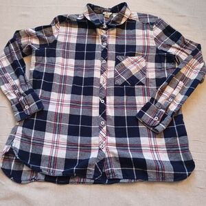 Woolrich Plaid Flannel Button-Down Shirt Women's Size XL
